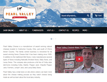 Tablet Screenshot of pearlvalleycheese.com